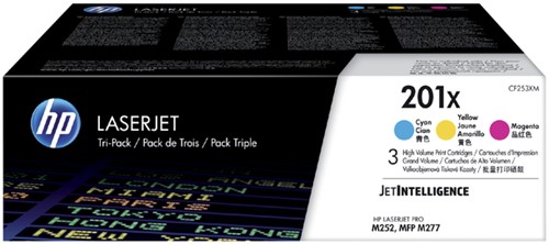 Cartouche toner HP CF253XM 201X 3 couleurs