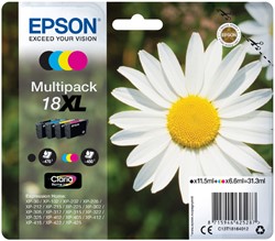 Cartouche d’encre Epson 18XL T1816 noir + 3 couleurs