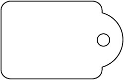 Label Apli karton nr 391 28x43mm wit 500 stuks