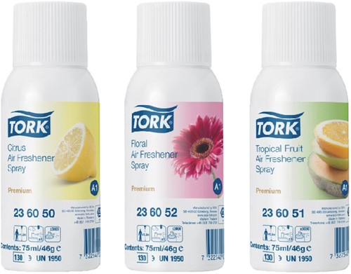 Aérosol désodorisant Tork A1 Premium 236052 spray Floral-2