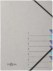 Trieur Pagna Easy A4 7 intercalaires bleu clair/bleu foncé