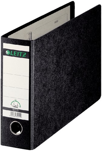 Classeur à levier Leitz A4 paysage 77mm carton noir marbré