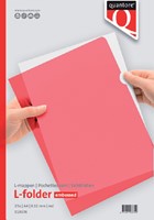 Pochette modèle L Quantore A4 PP 0.12mm rouge 25 pièces