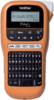 Imprimante d'étiquettes Brother P-Touch TZe PT-E110 portable qwerty 12mm orange