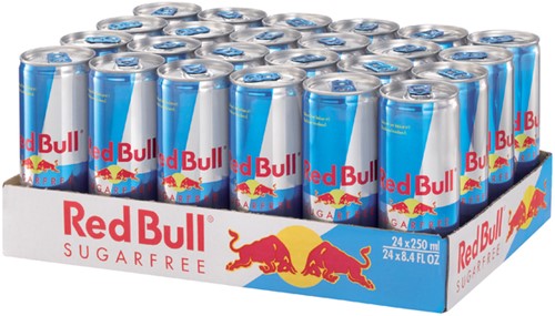 Boisson énergétique Red Bull sans sucre canette 250ml-3