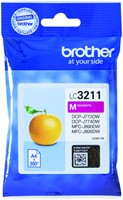 Cartouche d’encre Brother LC-3211M rouge