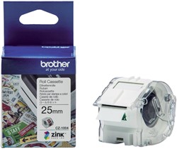 Etiquettes Brother CZ-1004 multifonctionnel 25mm 1 rouleau 5m blanc