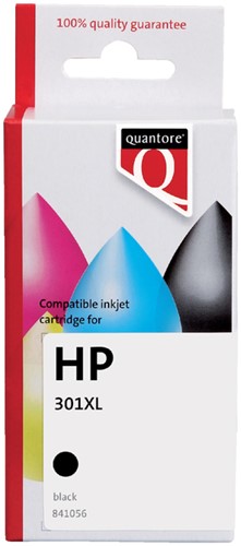 Cartouche d’encre Quantore alternative pour HP CH563EE 301XL noir