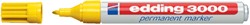 Marqueur edding 3000 ogive 1,5-3mm jaune