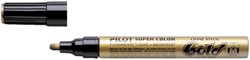 Marqueur PILOT Super Color laqué Medium or