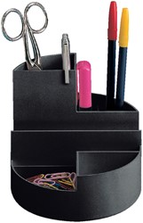 Organiseur MAULrundbox 7 compartiments Ø140x125mm noir