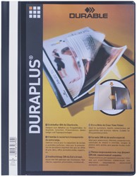 Chemise à lamelle Durable Duraplus A4 noir