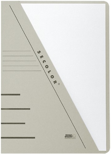 Chemise triangulaire Djois Secolor A4 recyclé 250g gris