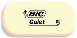 Gomme Crayon BIC Galet blanc