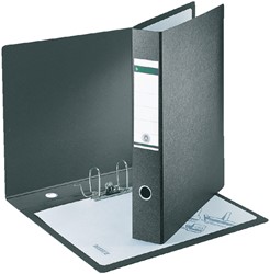 Classeur à levier Leitz 1072 A3 180° sans encoches ni renforts 77mm carton A3 droit noir