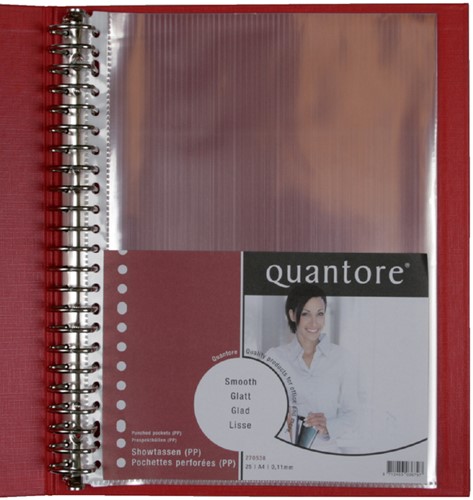 Pochette Quantore 23 perforations PP 0.11 lisse 25 pièces-2