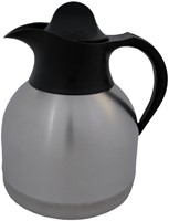 Pot isotherme à café IEZZY 1 litre inox couvercle noir