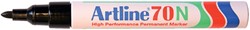 Marqueur Artline 70 ogive1,5mm noir