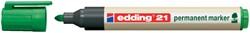 Marqueur edding 21 EcoLine ogive 1,5-3mm vert