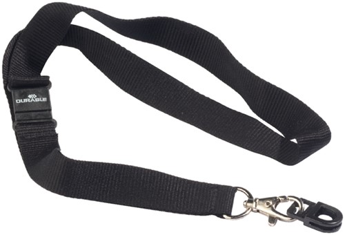Cordon textile Durable 8187 avec CardFix noir-2