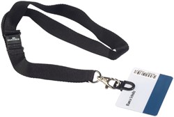 Cordon textile Durable 8187 avec CardFix noir