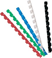 Bindrug GBC 14mm 21rings A4 blauw 100 stuks-2
