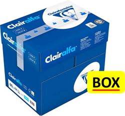 Kopieerpapier Clairefontaine Clairalfa A4 80gr wit 5x500 vel = doos 130010